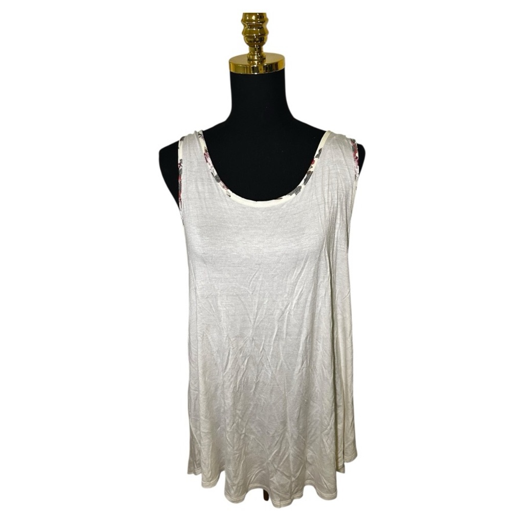 Zenobia Cream Women's Tank Top Size 3XL
